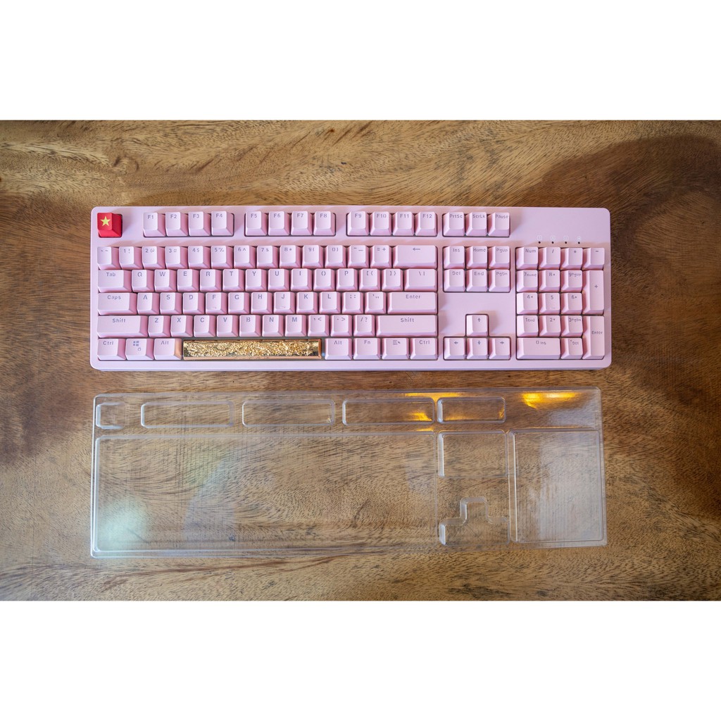 Bàn phím cơ EDRA EK3104 DREAM PINK Phiên bản 2021 - Huano Switch - Kết nối USB Type-C - Hàng chính hãng