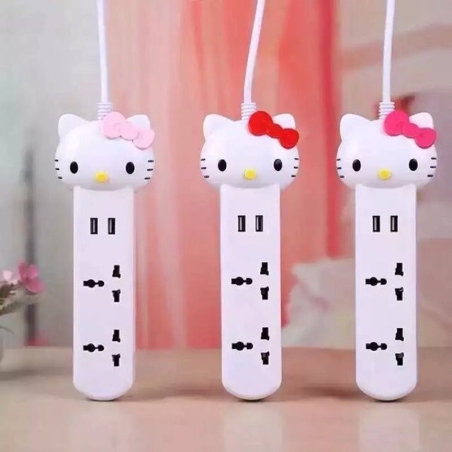 Ổ cắm điện Hello Kitty