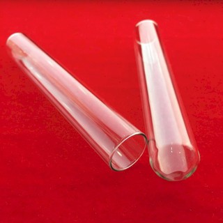 3 ỐNG NGHIỆM THỦY TINH ( số lượng 3 cái ) Thủy tinh borosilicat chịu nhiệt cao, dày