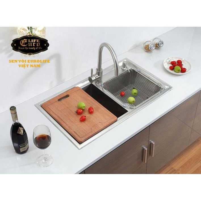Chậu rửa chén Inox SUS 304 Eurolife EL-HM8246