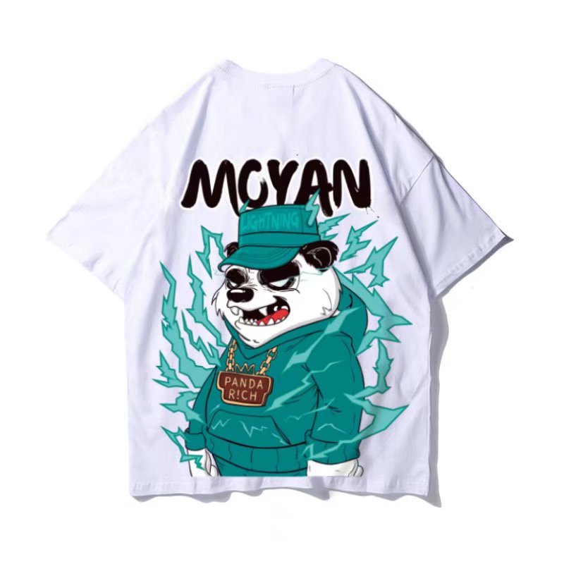 Áo Thun Tay Ngắn Cổ Tròn In Hình Hoạt Hình Dành Cho Nam Và Nữ size M-8XL