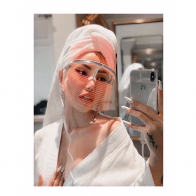 Mặt nạ ánh sáng sinh học 3 màu Face Led Mask