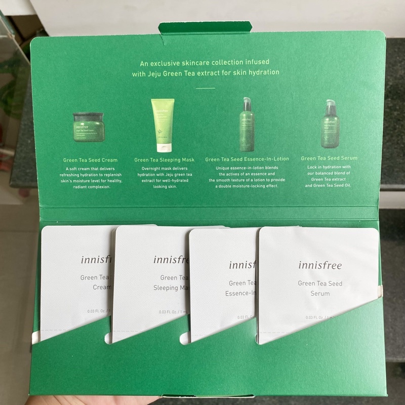 Gói Dưỡng Innisfree Green Tea 1ml