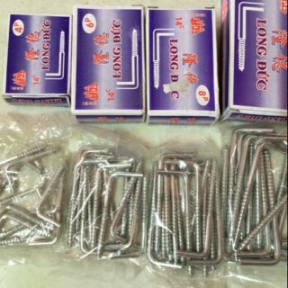 MÓC MÀN(MÓC L) NHIỀU KÍCH CỠ+ 1 BỊT TẮC KÊ NHỰA