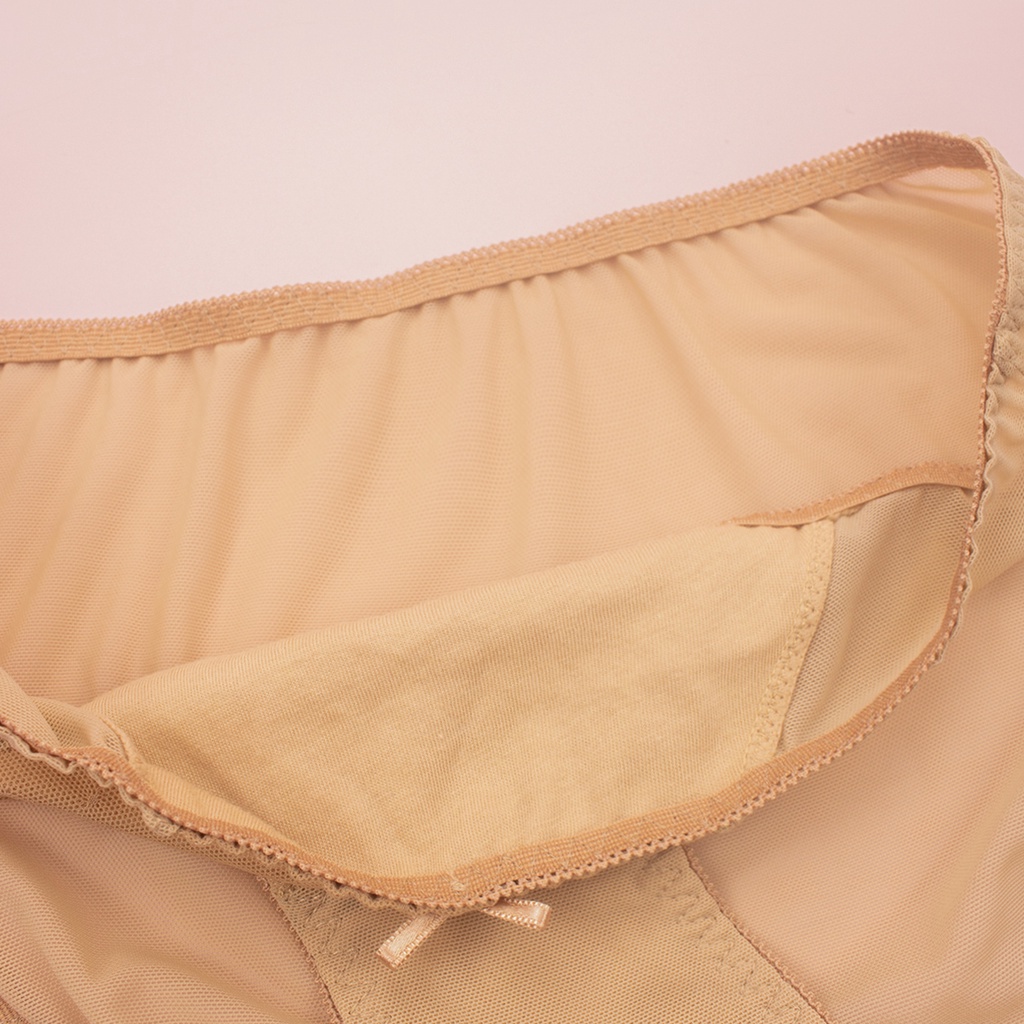 Quần Lót Nữ Ren Họa Tiết Chấm Bi Cạp Vừa Luperi Dáng Bikini Mềm Mịn Co Giãn Không Lằn Mông Kháng Khuẩn Khử Mùi Tốt SP752