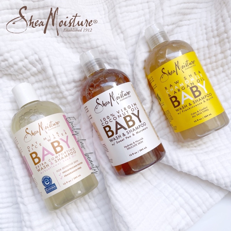 Sữa tắm gội toàn thân Shea Moisture Baby 384ml