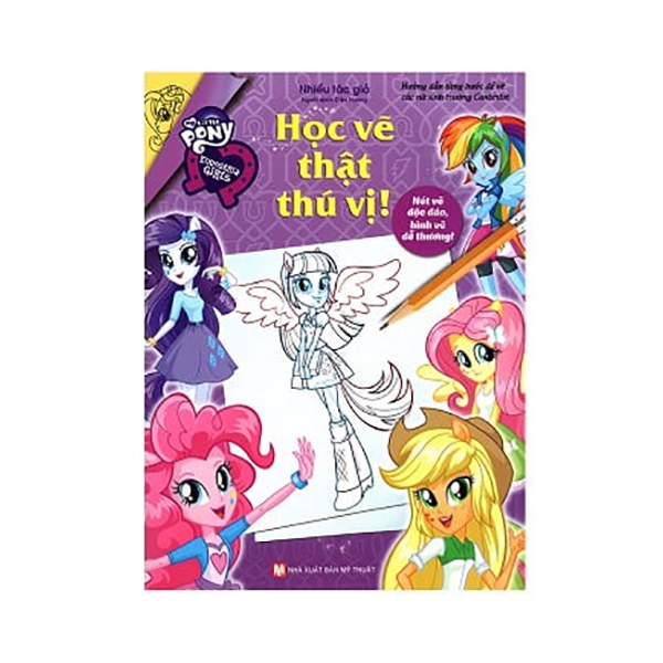 Sách - My Little Pony - Rainbow Rocks - Học Vẽ Thật Thú Vị! (Hình Dán)