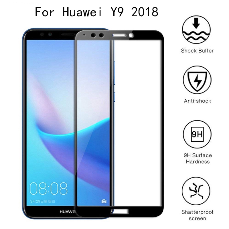 Kính cường lực bảo vệ màn hình cho Huawei y9 Y7 Y6 Y5 Y3 2018 2017 II Prime Pro