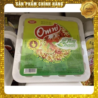 Bát mì tôm chanh Omni 75gr- Date luôn mới