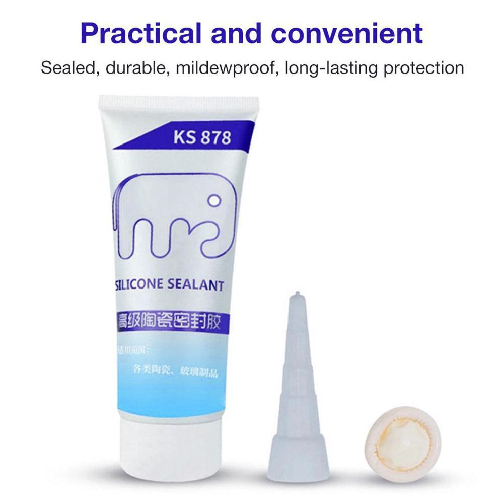 Keo silicone niêm phong viền bồn rửa chén / nhà bếp / phòng tắm chống nấm chống đen đa năng