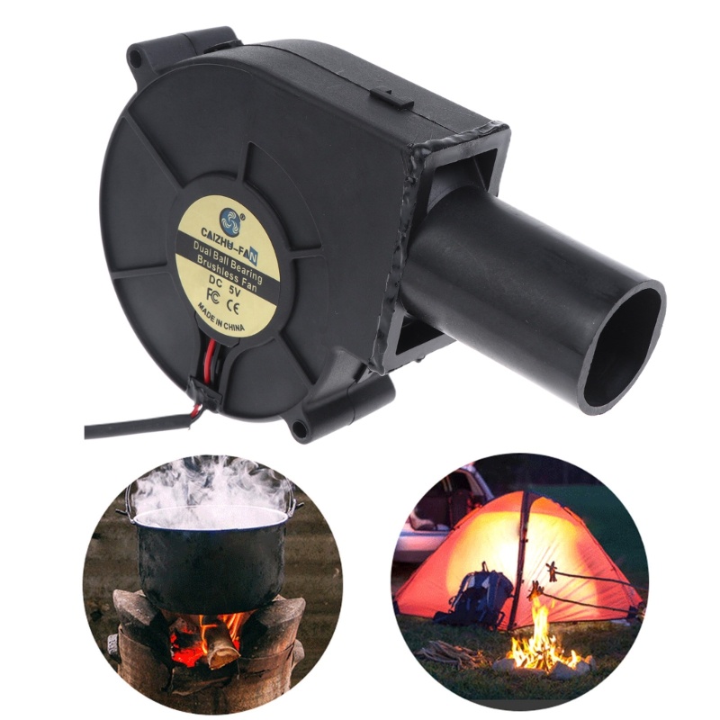 Quạt Thổi Lò Nướng Bbq 3 Tốc Độ Tùy Chỉnh Kèm Sạc Usb Tiện Dụng Mang Theo