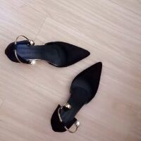 Order giày cao gót da lộn kèm ảnh thật