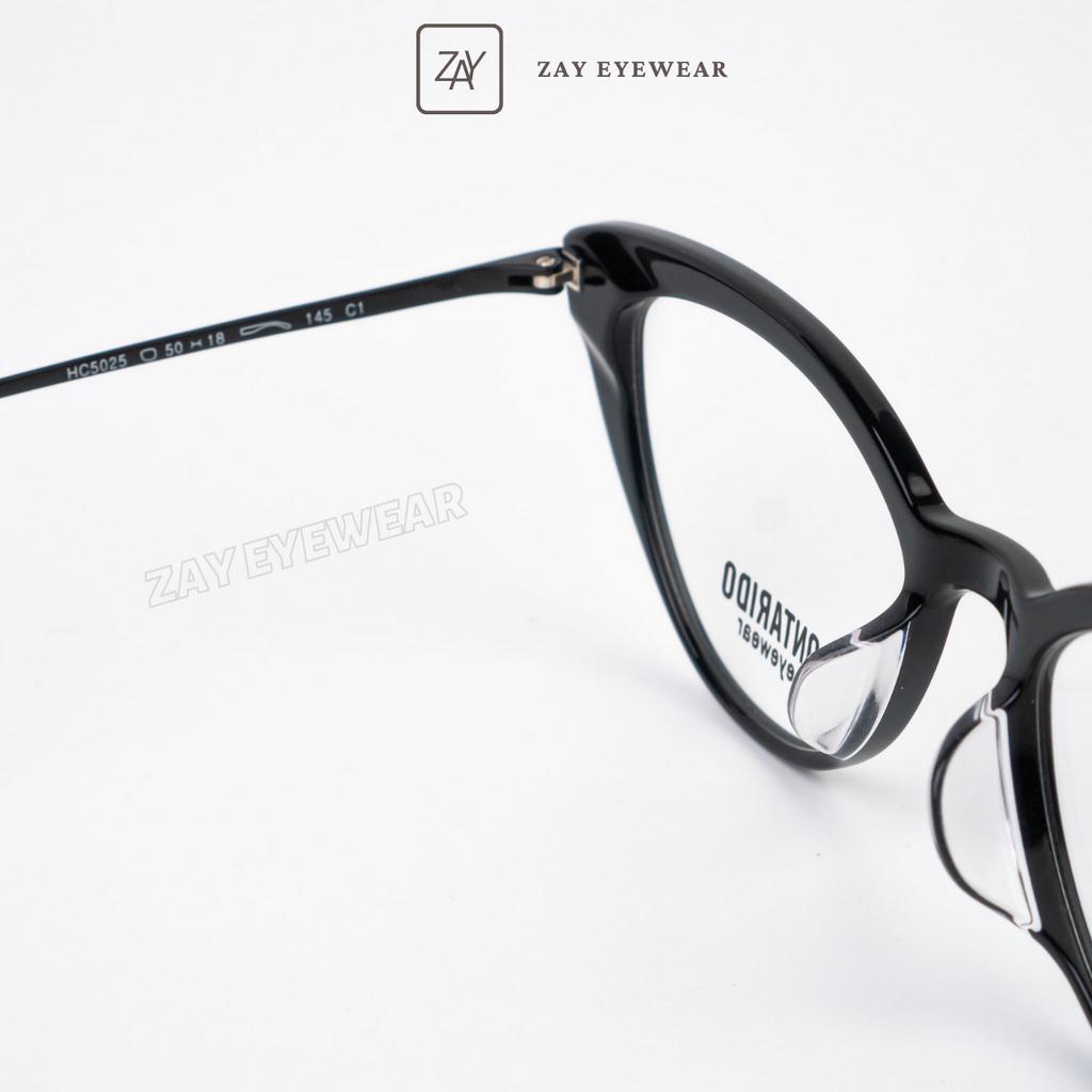 Gọng kính ONTARIDO cận loạn mắt mèo nam nữ phong cách thời trang hàng cao cấp HC5025 full box