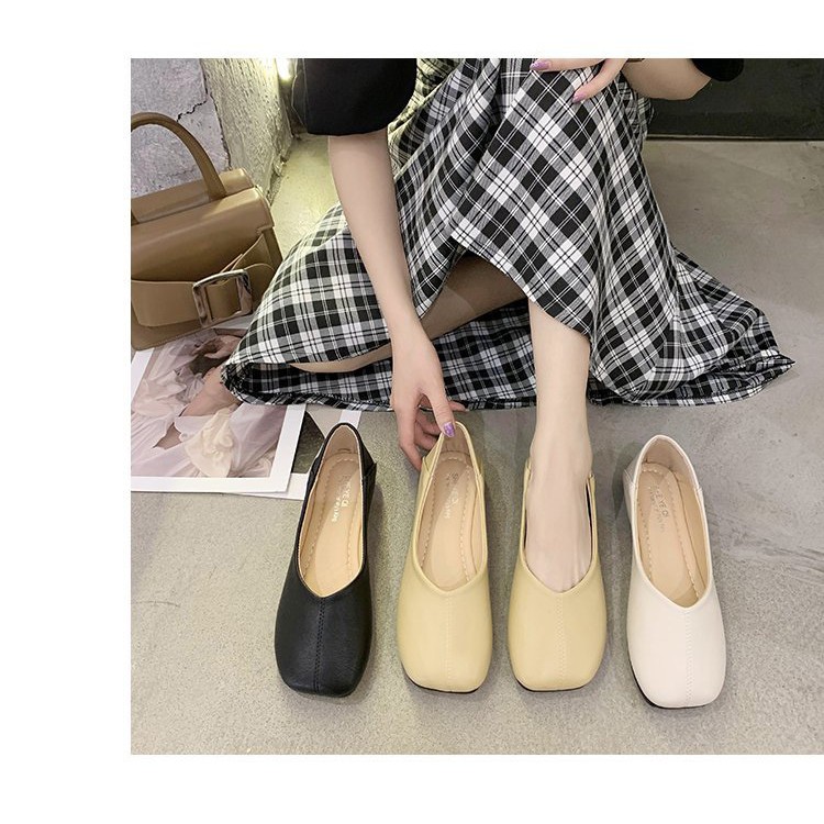 Giày Búp Bê Mũi Vuông Xinh Xắn Dành Cho Nữ | BigBuy360 - bigbuy360.vn