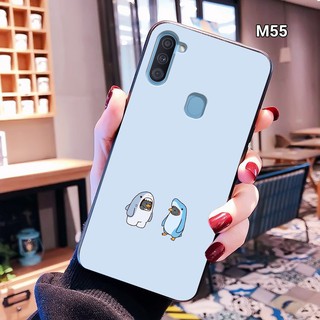 Ốp lưng Samsung A11 in hình hoạt hình gấu dễ thương