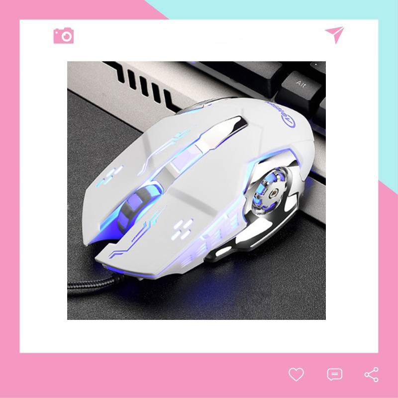 Chuột Có Đèn Led Nhiều Màu Cày Game CH11 Thiết Kế Siêu Đẹp
