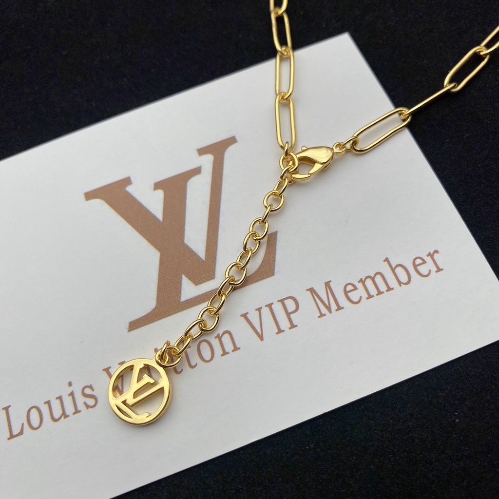 Set Vòng cổ / Vòng Tay / Vòng Tay Họa Tiết Louis Vuitton Cao Cấp Sang Trọng