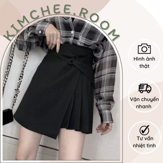 Chân váy xoắn xếp li CHẤT DẠ CỰC DÀY DẶN