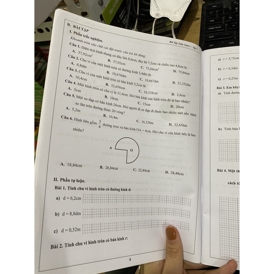Sách - Combo Bài tập tuần toán 5