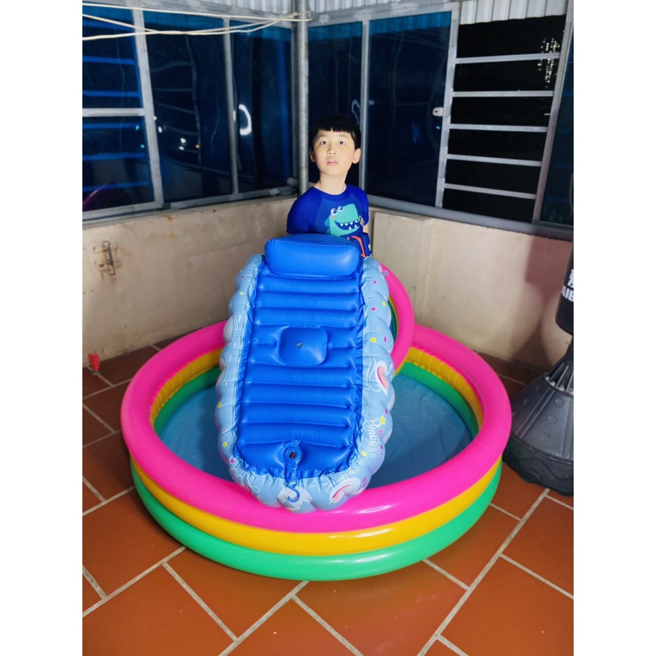 Bồn Tắm Chăm Sóc Sức Khỏe Cho Bé Tại Nhà Kích Thước 100 X 60 X 28cm ( Hàng Cao Cấp )