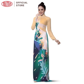 Vải Áo Dài Nữ Thái Tuấn Hoa Văn In ASBR533508DAG