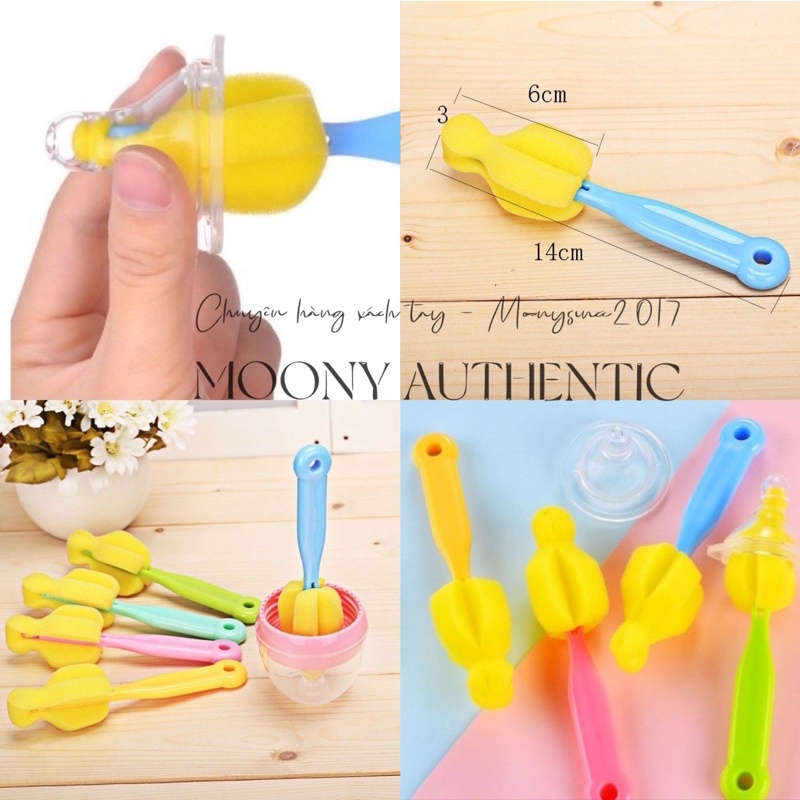 Cọ rửa núm ti đầu bông chuyên dụng vừa khít núm