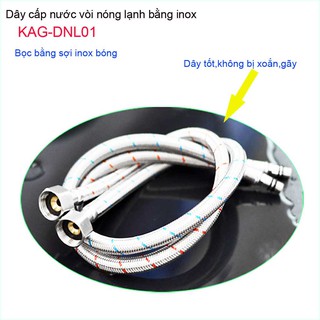BỘ 2 DÂY CẤP VÒI NÓNG LẠNH ROCA KAG-DNL01