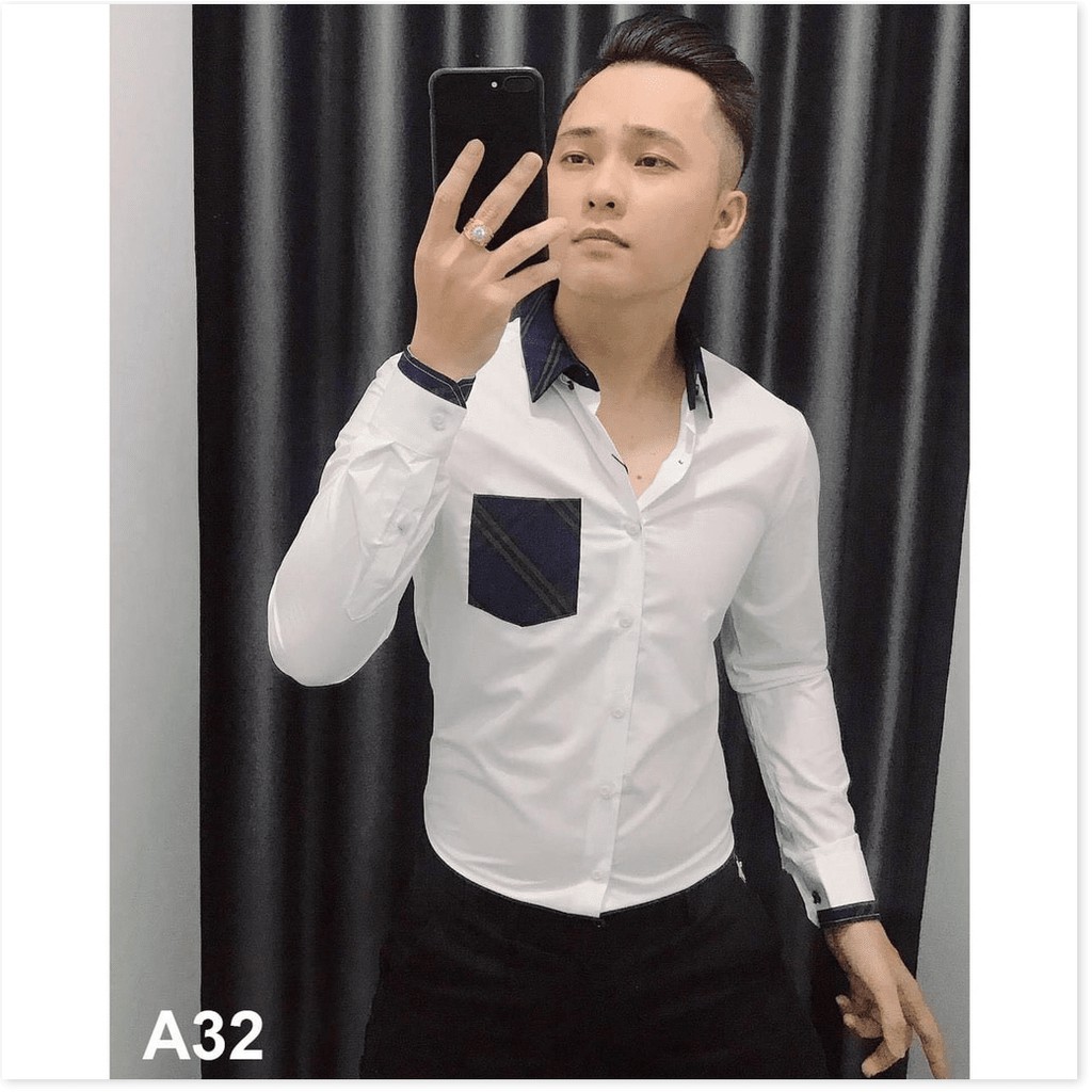 Áo sơ mi nam hàng siêu đẹp chuẩn hình xịn Uy tín HP
