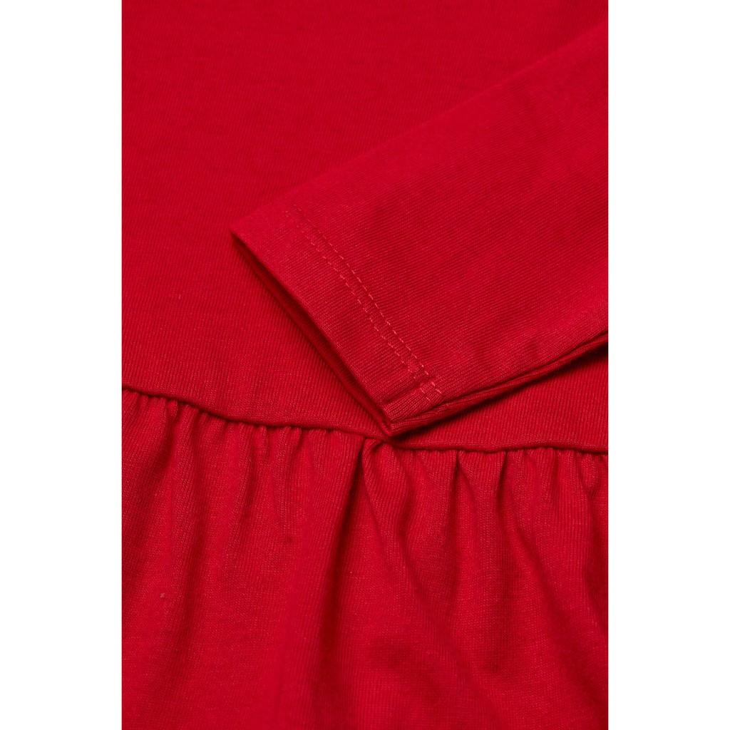 Váy dài tay đỏ HM H&amp;M_hàng chính hãng authentic