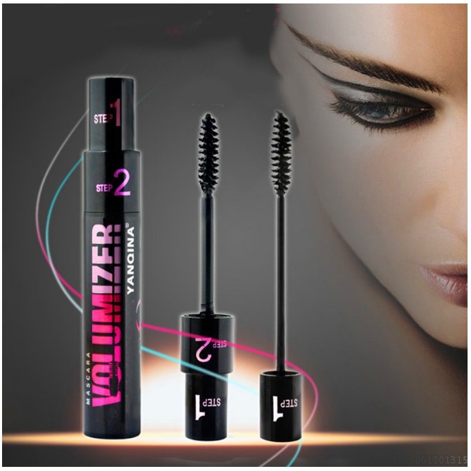 Mascara 2 Tầng Giúp Cong và Dày Mi Super Curl Waterproof Volumizer No.6919 11ml - Nội địa Trung