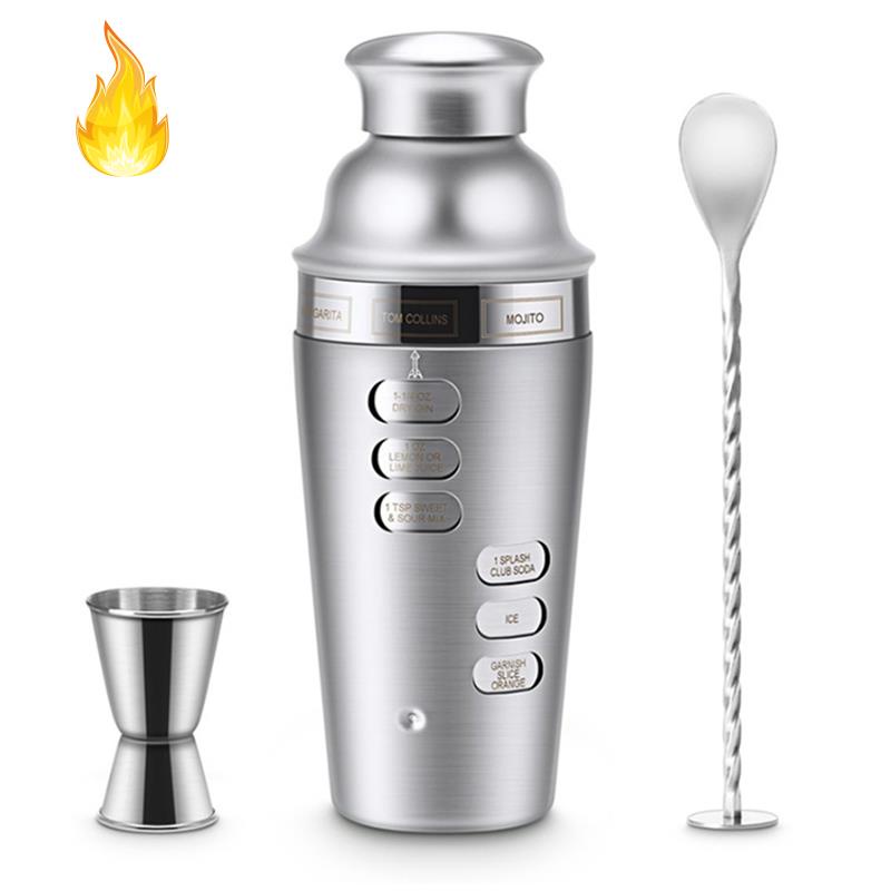 Bộ Dụng Cụ Pha Chế Cocktail Chuyên Dụng Bằng Thép Không Gỉ