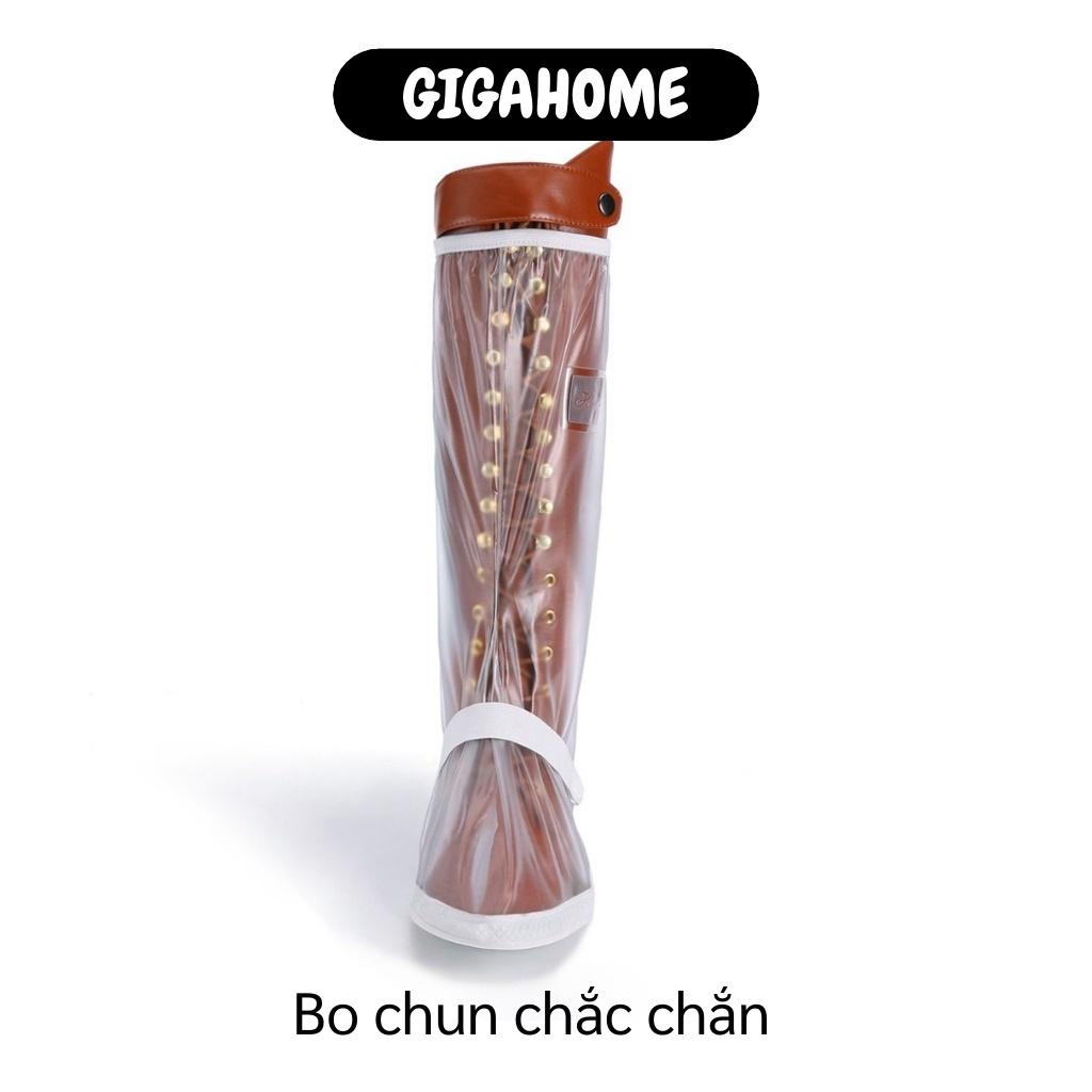 Bọc Giày Đi Mưa GIGAHOME Ủng Cổ Cao Đi Mưa Chống Thấm Nước Rất Tốt, Chống Trơn Trượt 6364