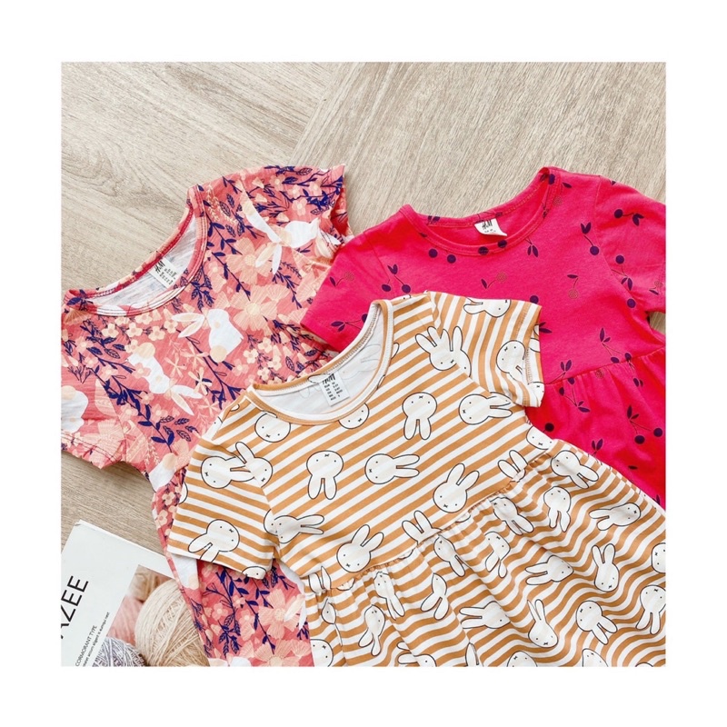 Váy cotton bé gái dư xịn ‼Set 3 chiếc‼️Váy bé gái đẹp