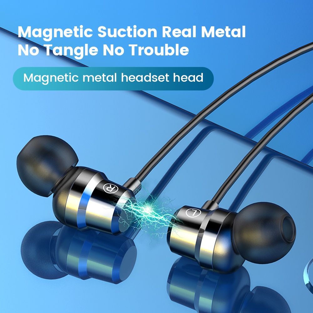 Tai Nghe Nhét Tai G6 Bluetooth 5.0 Không Dây Đeo Cổ Chống Thấm Nước Âm Thanh Hi-Fi Kiểu Dáng Thể Thao