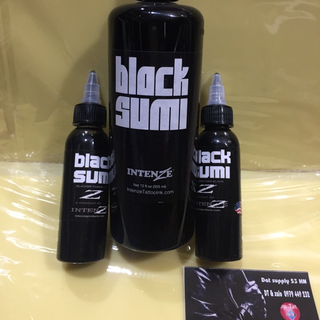 Mực xăm hình Black sumi 60ml