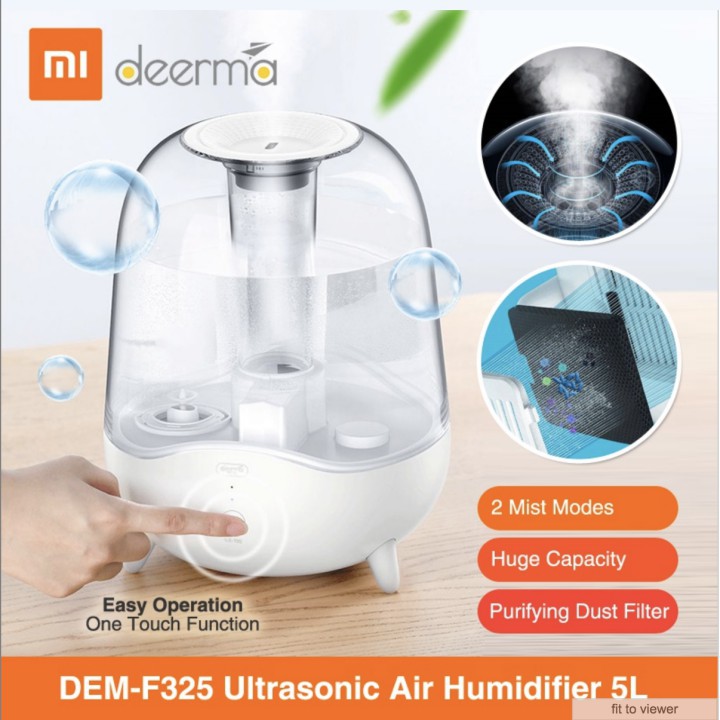 Máy tạo độ ẩm Deerma Air Humidifier 5L - Hàng Chính Hãng