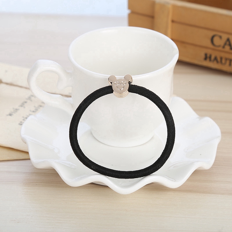 1 Dây Cột Tóc Co Giãn Dày Phong Cách Hàn Quốc