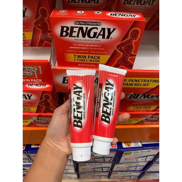 Dầu xoa bóp Ultra Strength Bengay - Hộp 2 tuýp 113g