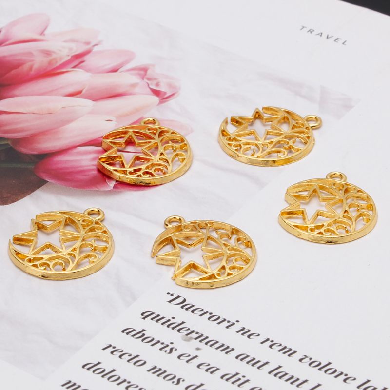 Khuôn Silicone Làm Khung Hình Ngôi Sao / Mặt Trăng Cho Bé