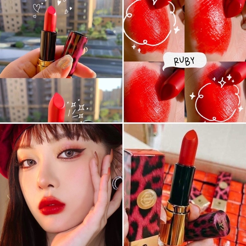 Son Thỏi DPC Aura Red Lipstick Màu Ruby | BigBuy360 - bigbuy360.vn