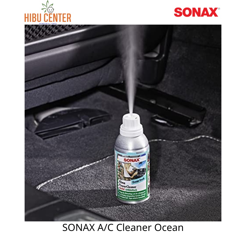 Khử Mùi Điều Hòa Ôtô Dạng Hơi SONAX Car A/C Cleaner Ocean-fresh 100ml 323600
