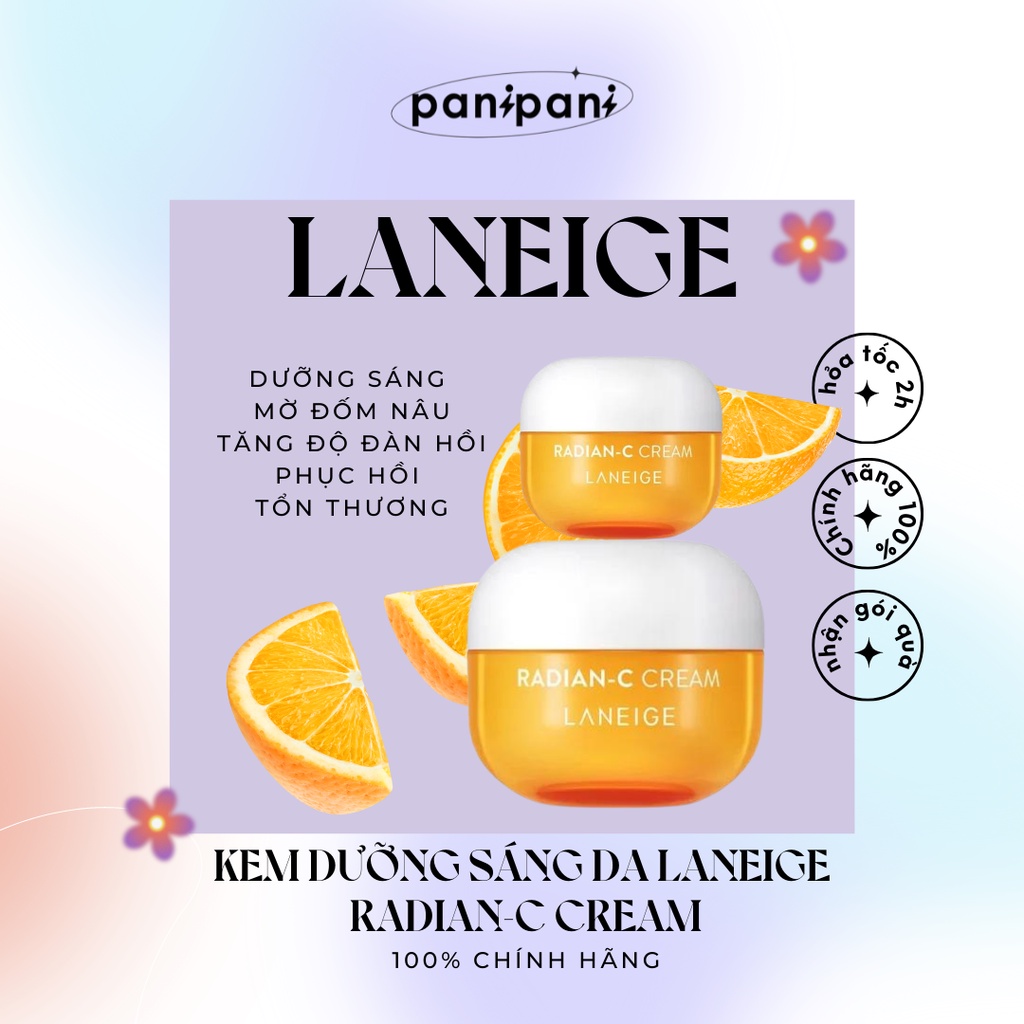 Kem Dưỡng Ẩm Sáng Da Radian-C Cream LANEIGE