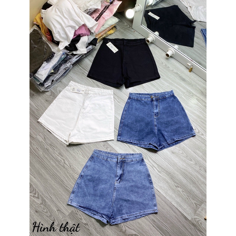 Quần Short Kaki Lật lai Không Túi,Quần Short Nữ Lưng Cao Form Cực Xinh,LY STORE