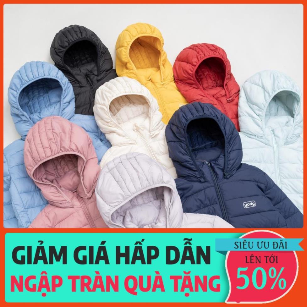 XẢ Áo phao nữ YODY siêu nhẹ có mũ giữ ấm chống thấm nước PHN4000
