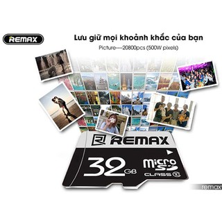 Thẻ nhớ Micro SD REMAX 32GB class 10 - Thiên Minh Store