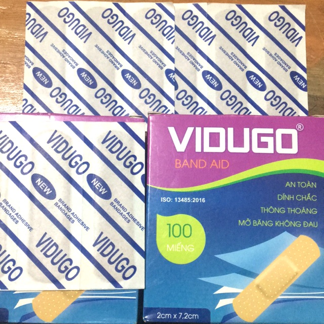 BĂNG CÁ NHÂN VIDUGO HỘP 100 miếng