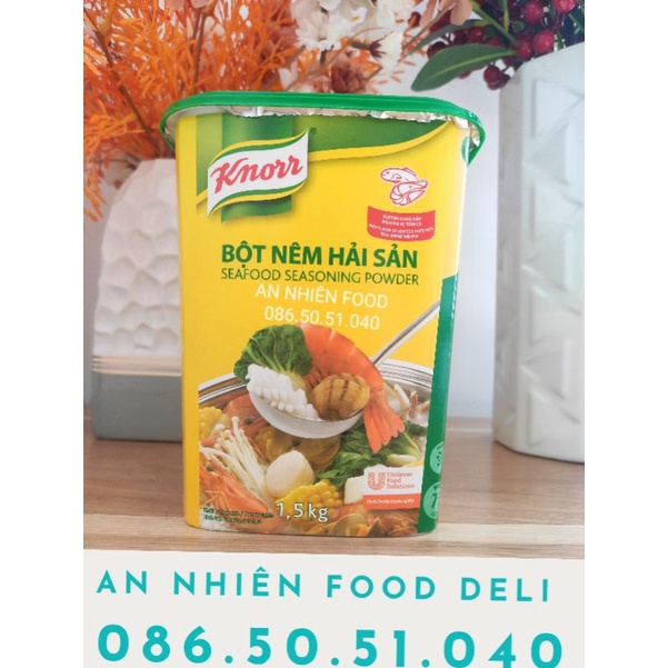 Bột Nêm Hải Sản nhãn hiệu Knorr hộp 1,5KG