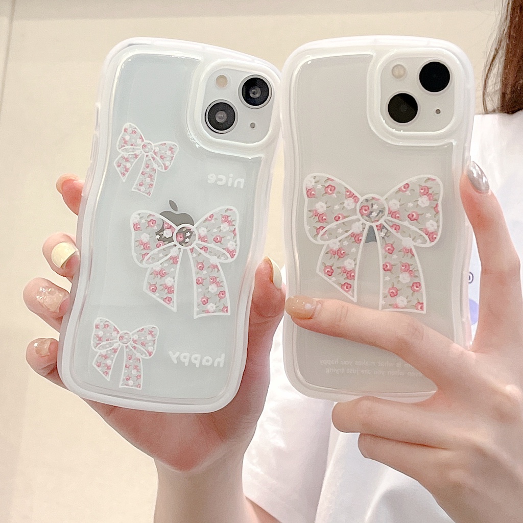 Ốp lưng iphone mây gợn sóng hoa nơ 7plus x xsmax 11 11promax 12 12pro 12promax 13 13pro 13promax DT14