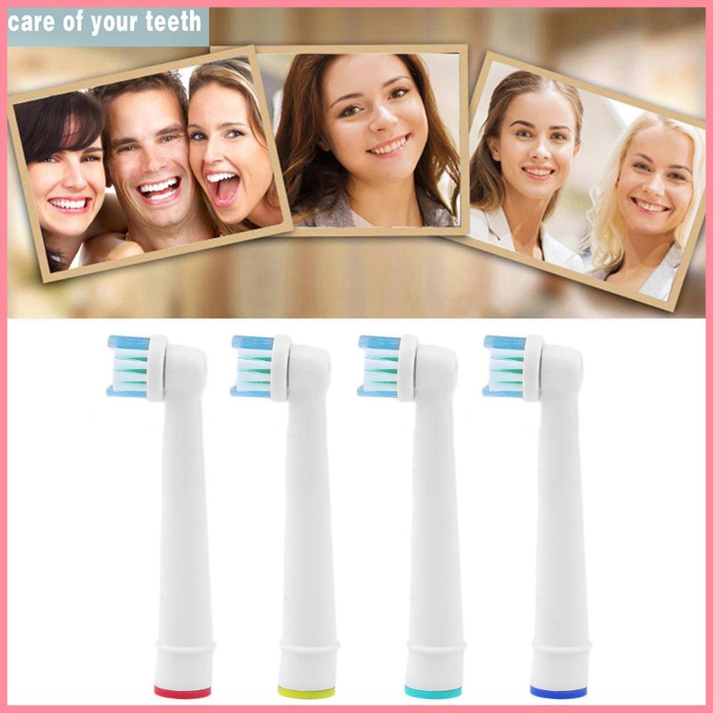 4 pcs Replacement Electric Toothbrush Heads SB-17A For Oral B Brau