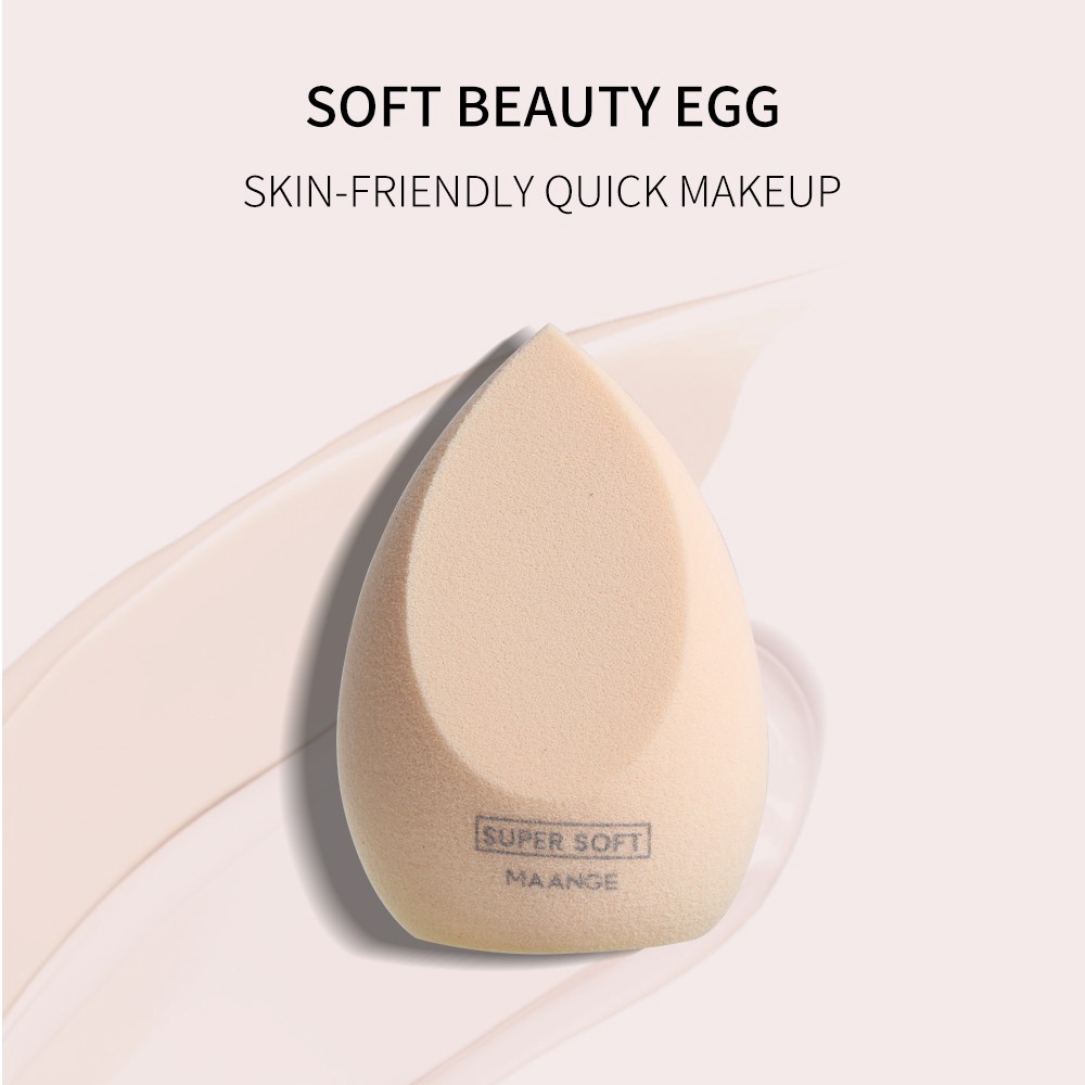 Set cọ trang điểm + bông mút trang điểm MAANGE dùng đánh phấn/ kem/ kem che khuyết điểm (có bán lẻ cọ trang điểm)